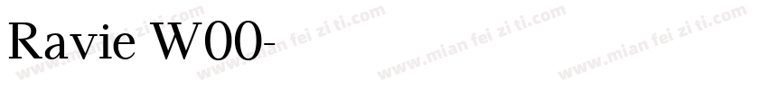 Ravie W00字体转换